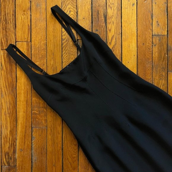 Vintage 90s Dolce & Gabbana Women Black Midi‎ Length Pencil Cocktail Dress. - Picture 3 of 4